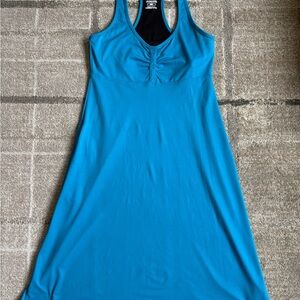The North Face Teal Blue Abby Racerback Tank Dress Size Medium